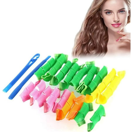 Hair Rollers Curlers, Manual Hair Rollers, Hair Rollers Rollers, Heatless  Curls Hair Rollers, Magical Hair Rollers, Spiral Curling Hair Styling Kit,  18 Pieces Hair Rollers Set With Styling Hooks | Walmart Canada