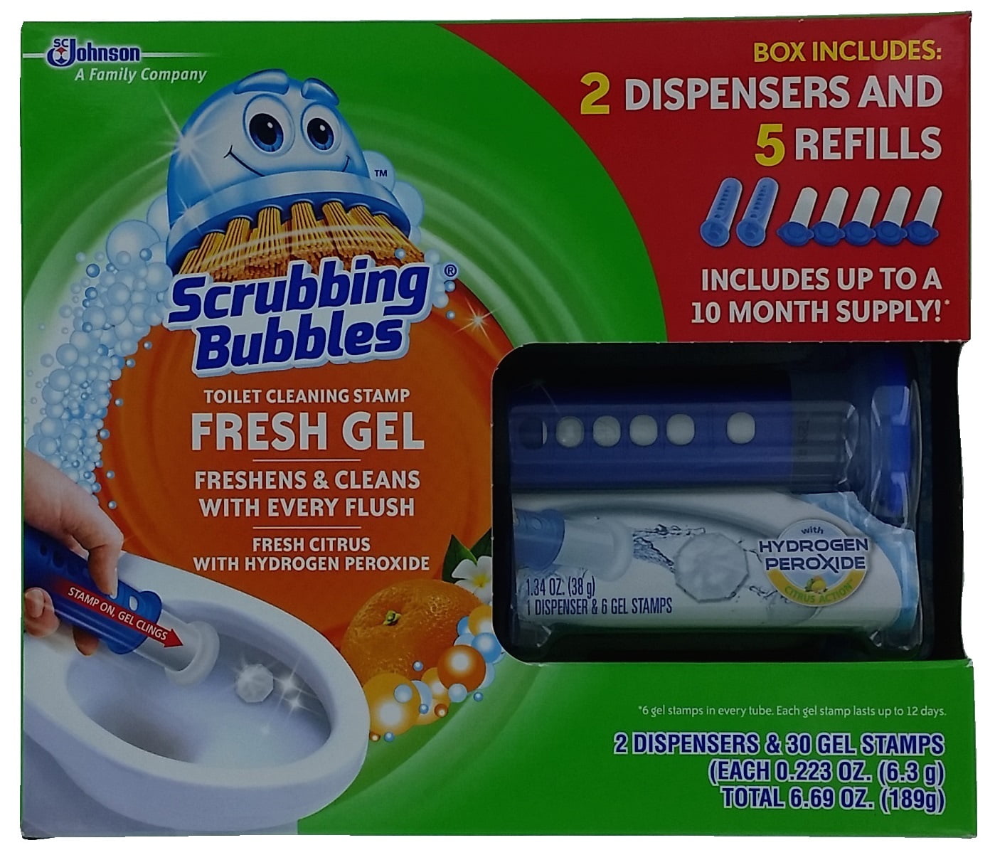 Scrubbing Bubbles Toilet Bowl Cleaners, Fresh and Citrus Scent, 6.69 Ounce