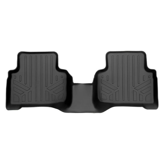 SMARTLINER Custom Fit All Weather 2nd Row Black Floor Mat Liners Compatible With 2019-2023 Audi Q3