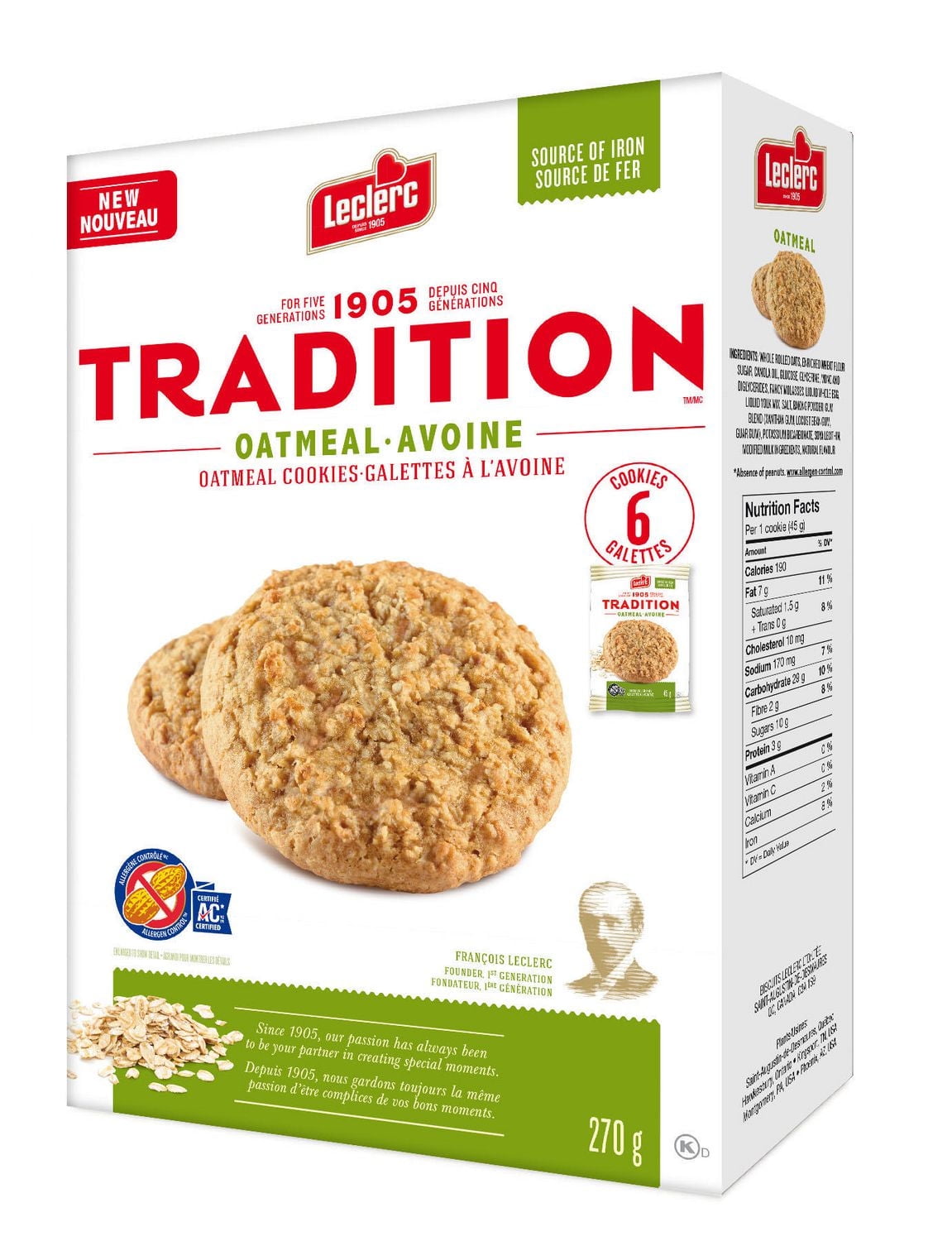 Tradition Oatmeal Cookies