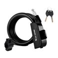 thumbnail image 2 of Candado de cable para bicicleta, resistente, antirrobo, de acero, de seguridad, resistente al agua Negro, 2 of 9