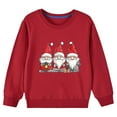 thumbnail image 4 of None Cotton Kids Sweatshirts for Girls Red Crewneck Fashion Boys T-Shirts Comfort Winter Shirts Print Long Sleeve Sweatshirts, 4 of 4