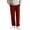 Wine, variant on YOUYEDIAN Vintage Corduroy Pants Boys Casual Elastic High Waisted Straight Leg Pull On Trousers Loose Comfy Slacks with Pockets (Gray, 6-7 Years)