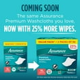 Assurance Premium Disposable Washcloths, XL (96 Count)
