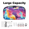 thumbnail image 3 of Unicorn Hard Drive Cases Cable Organizer Small Travel Electronic Organizer Charger Case Organizer Oxford Fabric Waterproof Storage Bag for Protecting Electronic Gadgets - 5.9x9.44x3.14 in, 3 of 6