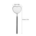 thumbnail image 3 of Miangastore Miroir en Forme de Cœur pour Extensions de Cils Miroir à Main pour Usage en Salon Miroir à Cils en Acier Inoxydable Miroir à Main pour Vérification des Cils Miroir Portable pour Cils, 3 of 8