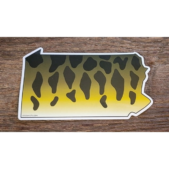 Pennsylvania Smallmouth Bass Skin Sticker Decal