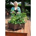 thumbnail image 3 of City Picker Patio Grow Box – Raised Bed with Self-Watering, Improved Aeration, Mobile Casters, 3 of 8