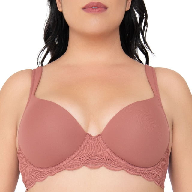 Brasier Curvation para Dama, Copa Demi Liso Café Talla 38B