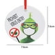 thumbnail image 2 of Decoraciones De Adornos Navideños Con Cubierta Facial Árbol De Navidad Colgante Redondo De Cerámica Colgante Con Tema De Vacuna Regalo Para La Familia Advancent AP006894-09, 2 of 6