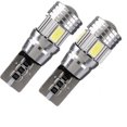 thumbnail image 1 of 2x Blanco T10 6-SMD 5630194168 LED Luz Trasera de Coche Ancho de Lámpara Indicadores de Bombillas Macarena Luz de coches, 1 of 7