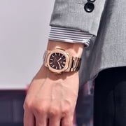 PAGANI DESIGN Rose Gold Men's Automatic Watches 40mm Luxury Stainless Steel Casual Waterproof Wrist Watches Sapphire Dial Glass New PD-1728