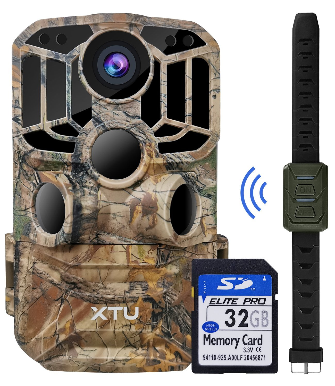 24MP Trail Camera Night Vision Hunting Game Cam Infrared no Glow 1080p Video PIR 
