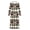 Boho Tribal Geometric Pattern, variant on Long Sleeve Sleepwear, Chevron Stripe Print Full Length Loose Nightshirt for Bedroom Fall Home