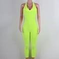 thumbnail image 3 of Monos De Mujer Bodycon Rompers Sin espalda Sin mangas Monos elásticos para fitness (Verde XL) Ygjytge para Mujer Verde T S, 3 of 9