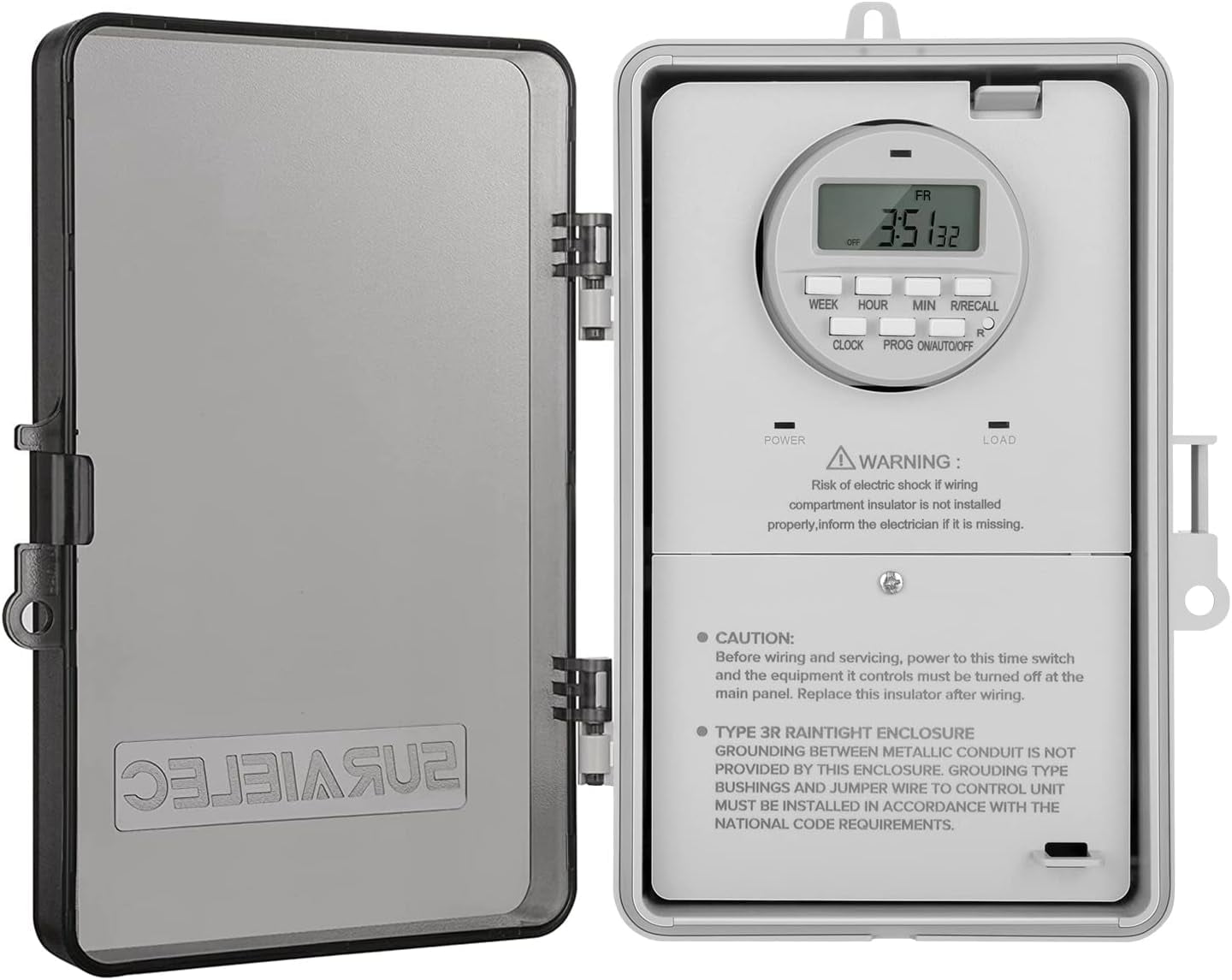 Suraielec Pool Timer 7 Day 24 Hour Digital Pool Pump Timer Switch 40 suraielec-pool-timer-7-day-24-hour-digital-pool-pump-timer-switch-40
