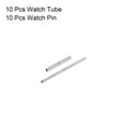 thumbnail image 3 of Uxcell 10Pack Watch Strap Tubes Pins, 1.2mm Tube Dia, 18mm Pin Length Stainless Steel, 3 of 5