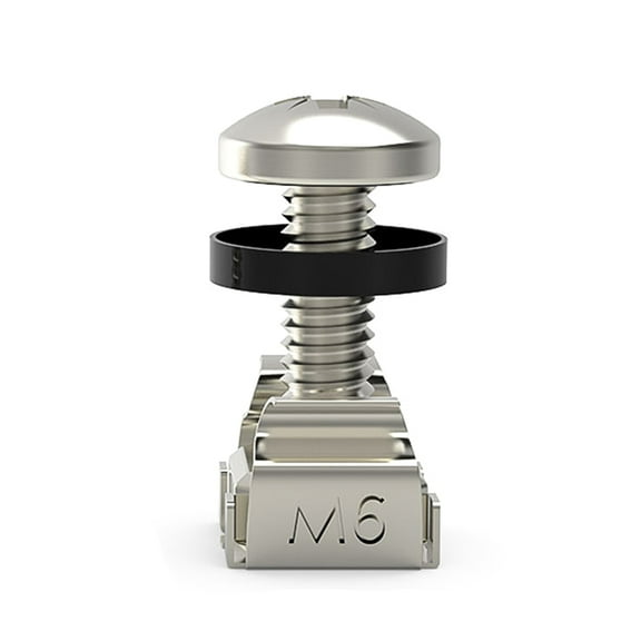 lanema M6 Cage Nuts and Mounting Bolts Screws for Server Cabinet Rack Hardware 12/ 16mm