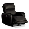 thumbnail image 2 of Furniture of America Sintle Faux Leather Indoor Power Recliner with USB Ports, Black, 2 of 6
