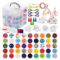 thumbnail image 1 of Wosthever Acrylic Seed Beads Crafts DIY Lobster Clasps for Earring Jewelry Making Artesanía Tipo 2, 1 of 1