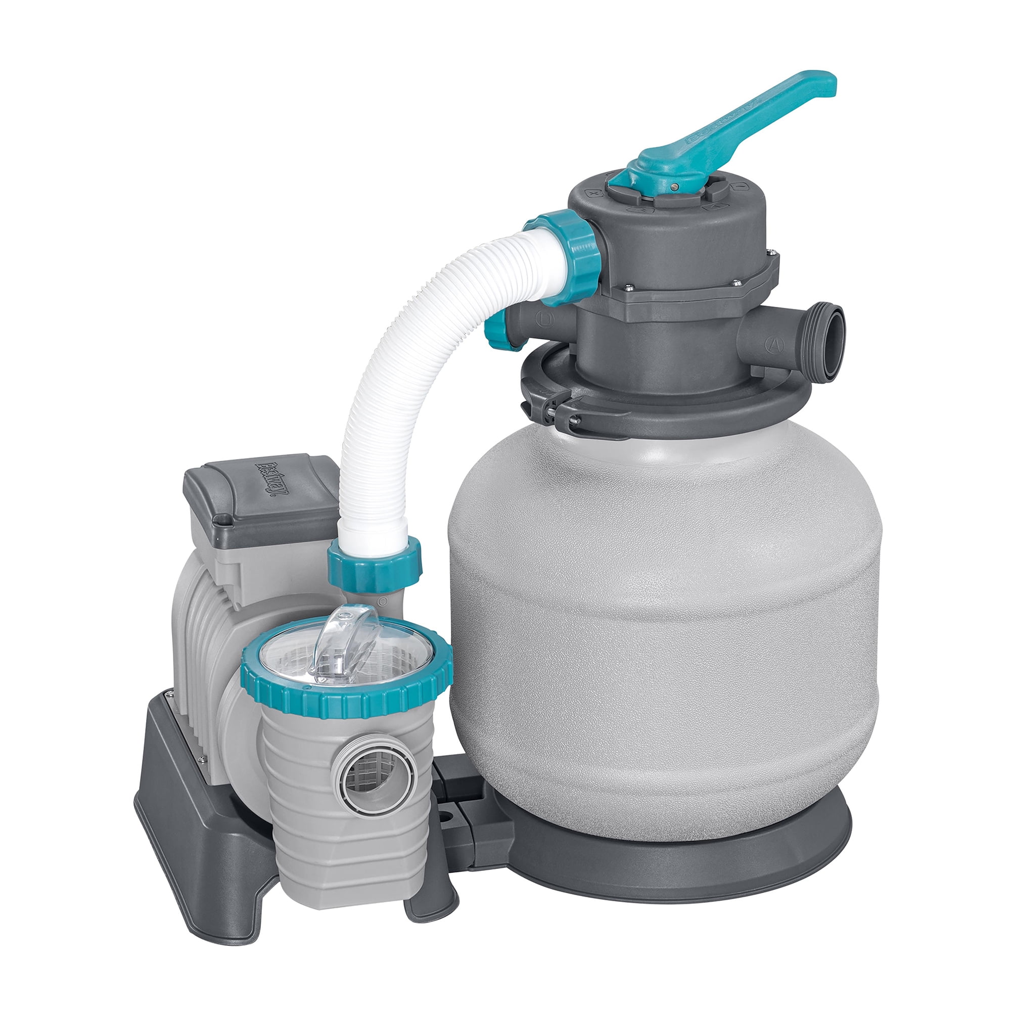 Bestway 2,200 Gallon Sand Filter Pump for Above Swimming Ground Pools up to 14,400 Gallons