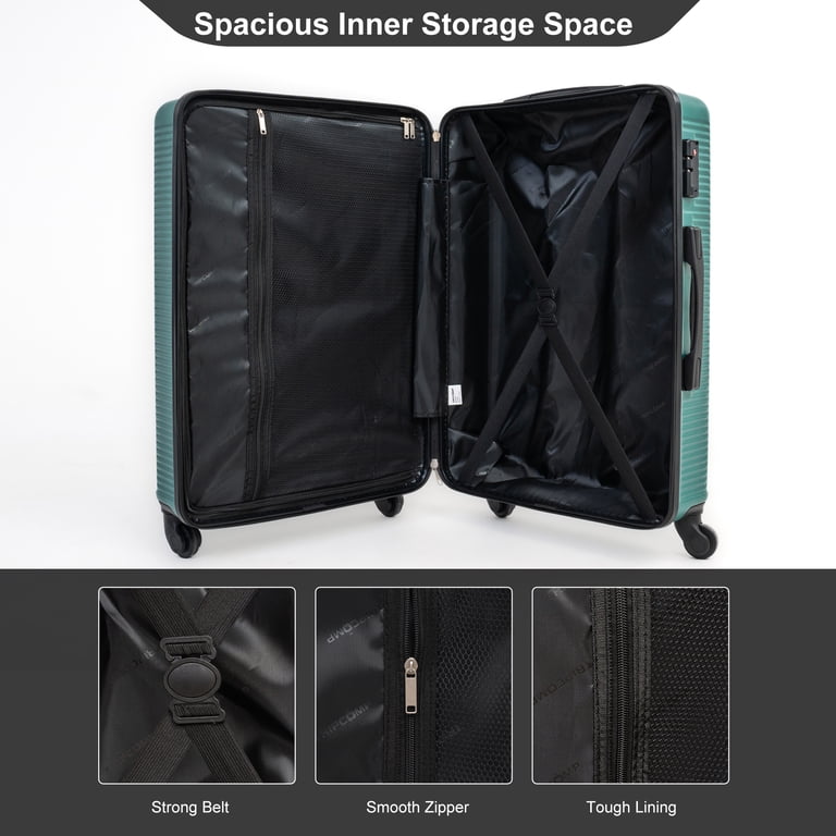 TRIPCOMP 7-Piece Hardside Luggage Set, Lightweight Spinner