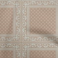 thumbnail image 1 of oneOone Velvet Light Brown Fabric Geometric Sewing Craft Projects Fabric Prints By Yard 58 Inch Wide, 1 of 4