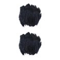 thumbnail image 4 of Ounissouiy 100x Chicken Satinettes Loose Feathers DIY Craft Wedding for Negro 5-10cm 2Conjunto, 4 of 6
