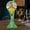 Green, variant on YANGLI Beer Dispenser, 3L/101oz, Iced Drink Beverage Tower with Colorful LED Lights & Removable Ice Tube – for Parties, Home Bar – Green