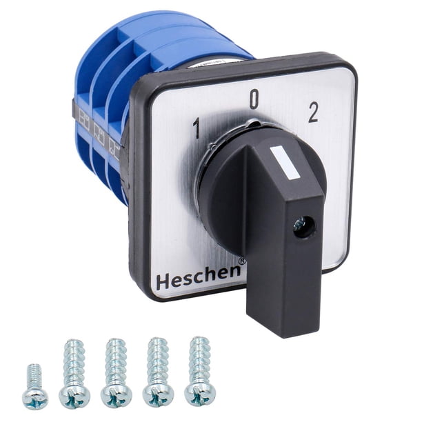 Ingesloten Omschakeling Schakelaar 32A 3 Positie 12 Terminals 380V Universele Rotary Cam Selector