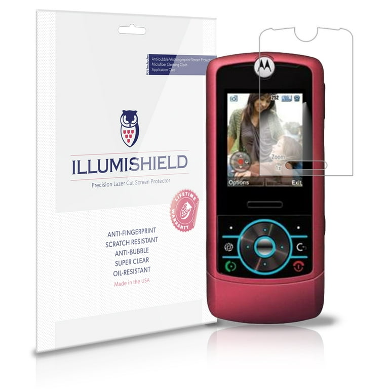 iLLumiShield Phone Screen Protector w Anti-Bubble/Print 3x for Motorola RIZR  Z3 - Walmart.com