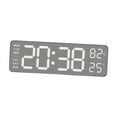 thumbnail image 2 of Elodie Digital Wall Clock Large Display Table Clock for Office Livingroom Classroom Black Shell, 2 of 8