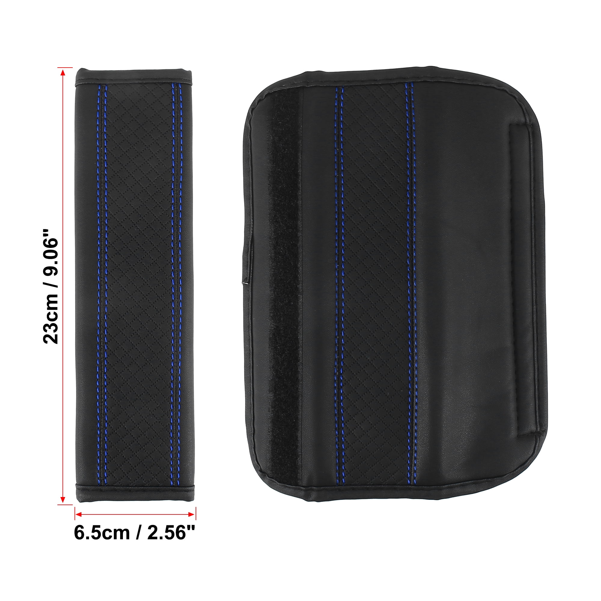 Unique Bargains Universal Seat Belt Shoulder Pad Soft Microfiber Leather Car Strap Covers