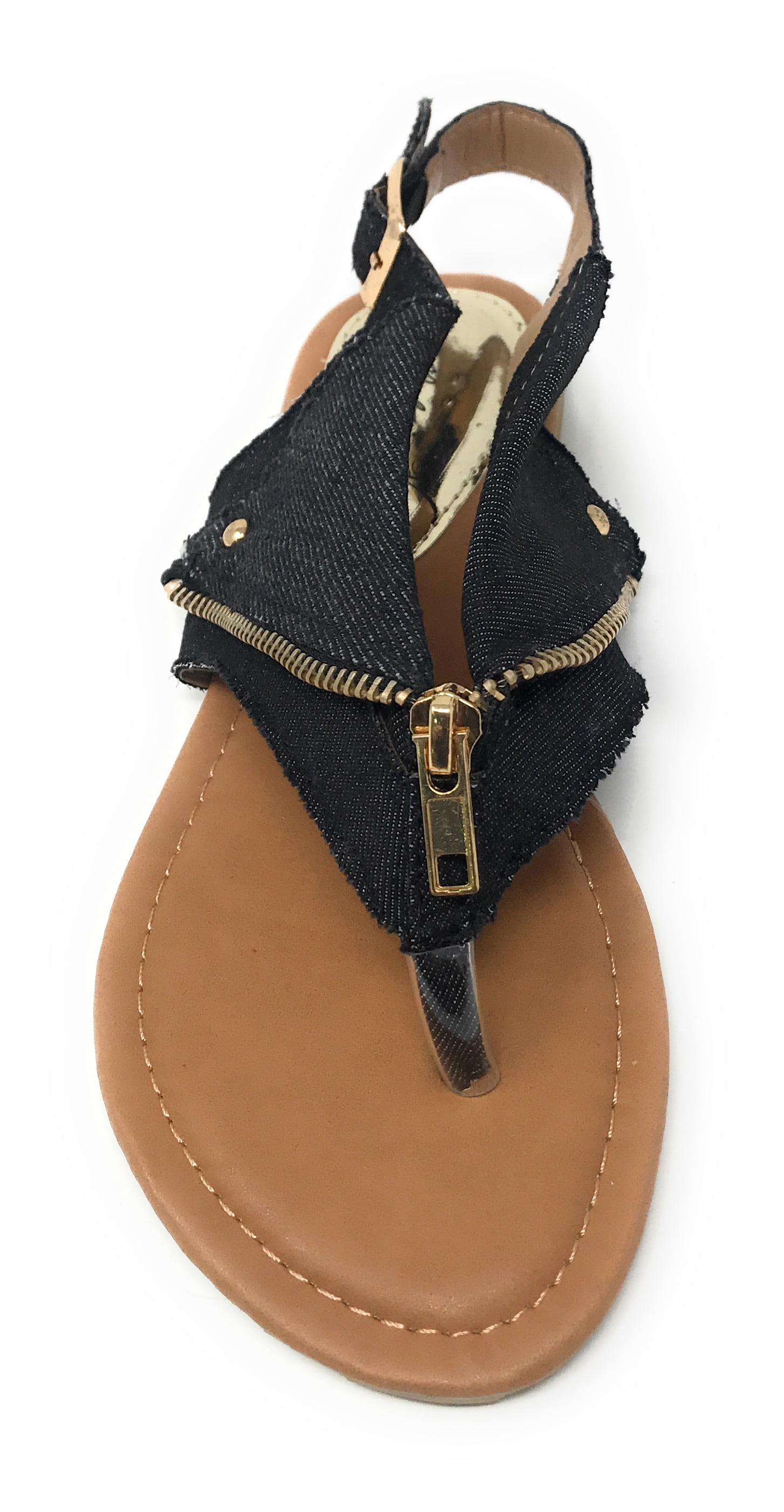 Victoria K. Women's Zipper Thong Sandal
