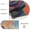 thumbnail image 6 of Runner Rug 2 x 6 Ft, Orange Blue Hippocampus Washable Non-Slip Floor Mat for Kitchen Hallway/Entryway, Funny Animals Modern Art Long Kitchen Runner Area Rugs for Living Room, Low-Profile, 6 of 8