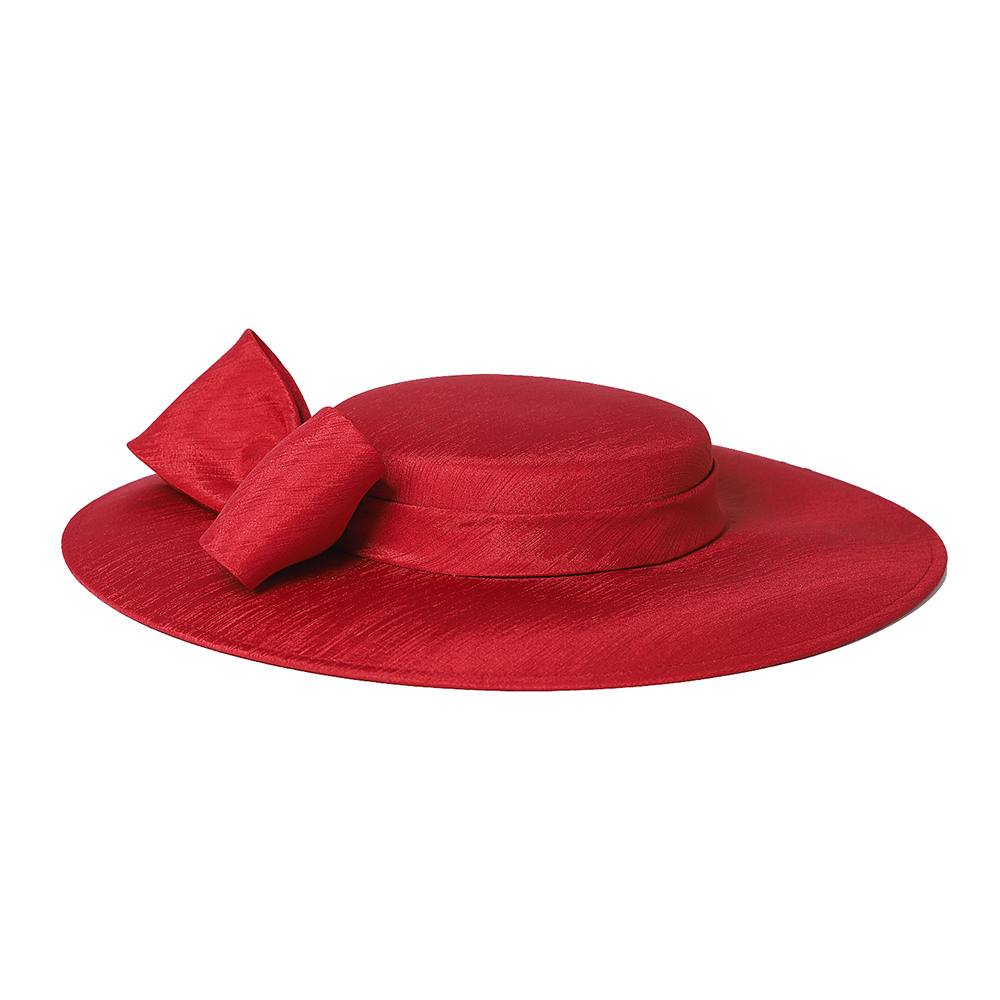 7775 Fascinators Women Wide Brim 20s 50s Derby Pillbox Hat Bowknot Cocktail F FADVES Fascinators Women Wide Brim 20s 50s Derby Pillbox  main image 4
