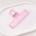 thumbnail image 4 of Clear Acrylic Paper Clip, Ngxiha Clear Binder Clips Acrylic Paper Clamp for Food Bag Photo File Receipt Drawing Board Kitchen Use Binder Clip, 4 of 5