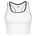 thumbnail image 1 of Top Deportivo Wilson para Mujer Trim Rib Color Blanco Bies Multicolor Talla EG, 1 of 4