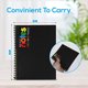 thumbnail image 2 of Cuaderno 5x7 pulg Manaloom rayas universitarias de colores brillantes papel perforado 100 hojas set de 3, 2 of 3
