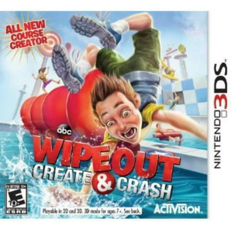 Wipeout Create & Crash, Activision, Nintendo 3DS, (Best 3ds Games Out)