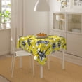 thumbnail image 4 of Zufioo Honeybee Print Square Decorative Tablecloth, Wrinkle-resistant, Waterproof and Oil-resistant Tablecloth Coffee Table Cloth, Suitable for Restaurants-60"x60", 4 of 8