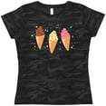 thumbnail image 3 of Inktastic Ice Cream trio with sprinkles Women's T-Shirt, 3 of 5