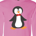 thumbnail image 4 of Inktastic Cute Penguin, Little Penguin, Penguin with Bow Tie Long Sleeve T-Shirt, 4 of 5