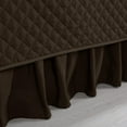 thumbnail image 6 of Daybed Cover Sets- Diamond Stitching Daybed Bedding Set, All Season Cozy Bedding with Bedskirt with Shams, Microfiber Filling, 5 Pieces, Coffee Color, 6 of 15