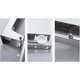 thumbnail image 4 of Black microwave oven shelf, stainless steel microwave oven shelf, fits all microwave ovens, max weight 50 kg, 4 of 5