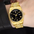 thumbnail image 7 of Men Watch Classic Analog Quartz Date Stainless Steel Milanese Mesh Band Ultra-Thin Rectangle Dial Luminous, 7 of 7