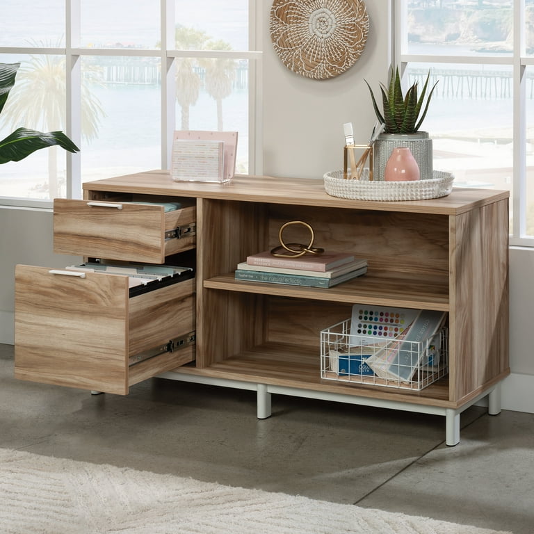 Worksense by Sauder Bergen Circle Modern Office File Credenza