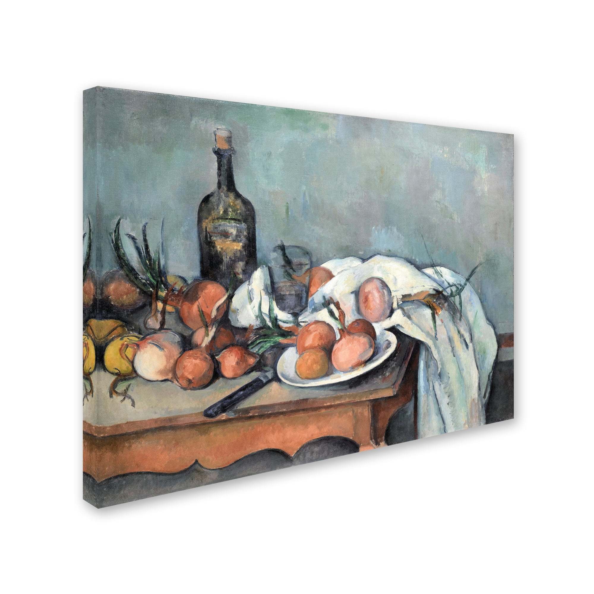 Cezanne 'Still Life With Onions' Canvas Art