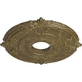 thumbnail image 3 of Ekena Millwork 18"OD x 4"ID x 5/8"P Attica Ceiling Medallion (Fits Canopies up to 5"), Hand-Painted Mississippi Mud Crackle, 3 of 6