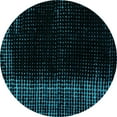 thumbnail image 1 of Ahgly Company Indoor Round Abstract Turquoise Blue Modern Area Rugs, 8' Round, 1 of 4